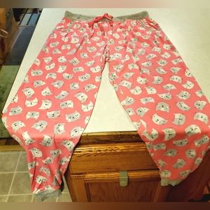 Pajama Pants-Cat Design, (Rene Rofe')